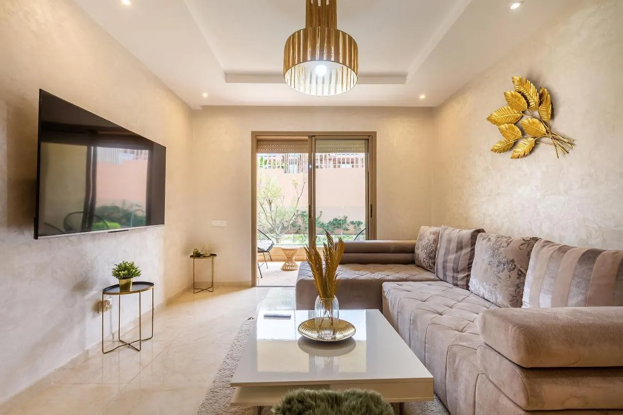 Superbe Appart En Residence Securisee Avec Piscine Marrakesh 0*,